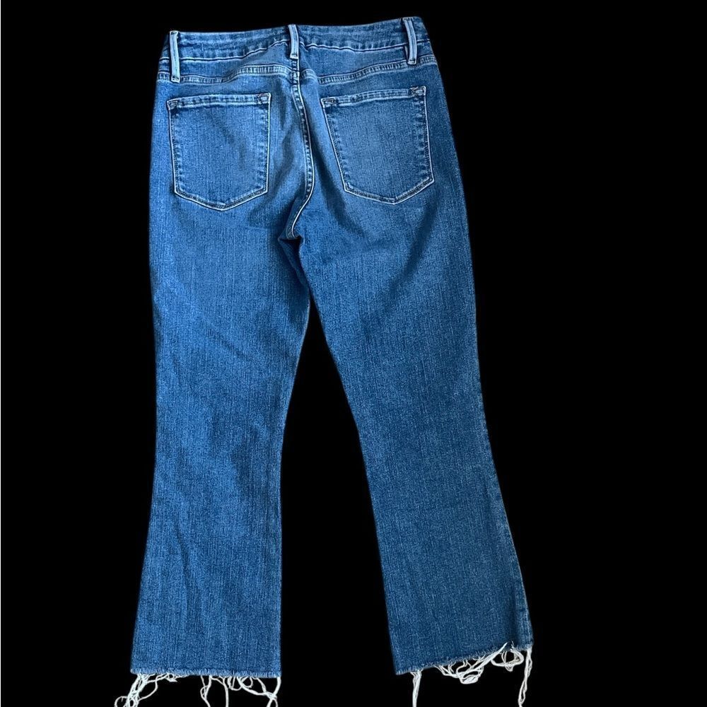 Frame cropped  Le crop mini boot cut Blue Denim Jeans - Picture 2 of 9